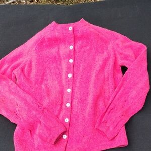 Vintage Bright Pink Kids Sweater
